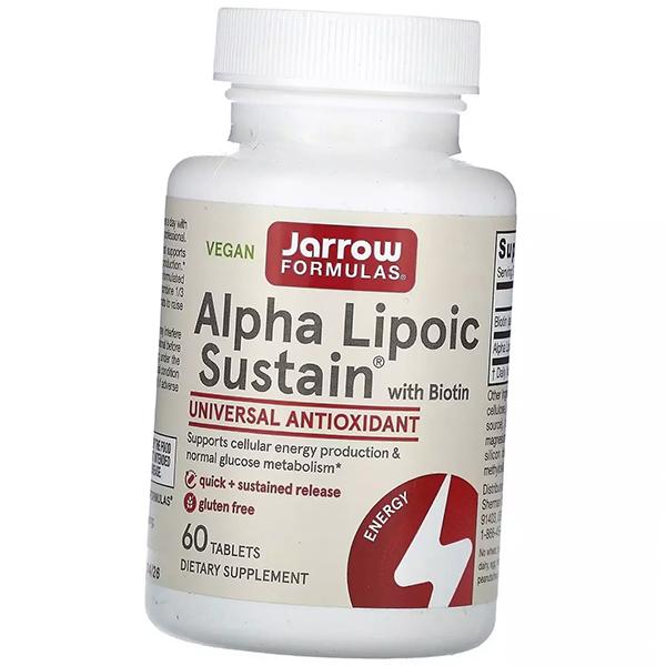 

Alpha-lipoic acid with biotin, Alpha Lipoic Sustain with Biotin, Jarrow Formulas 60tab (70345015) 60tab