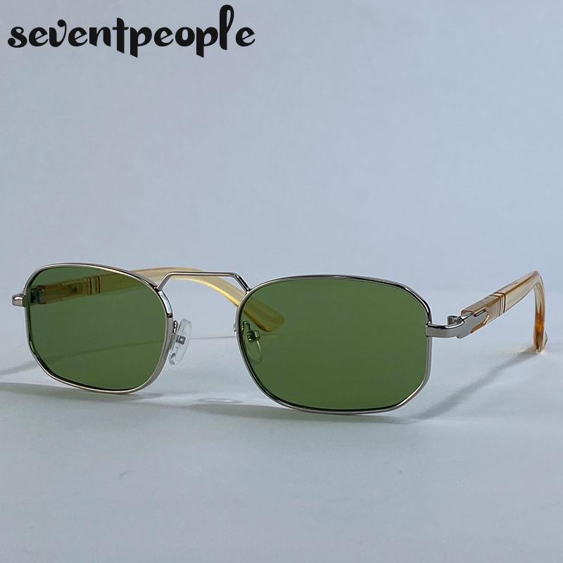 Vintage Small Frame Rectangle Sunglasses Women Luxury Brand Classic Punk Outdoor Driving Sunglass For Ladies Trendy Shades
