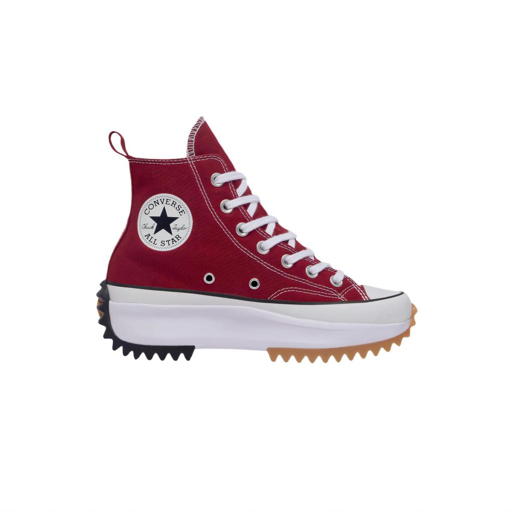 Converse Run Star Hike Comfortable High-Top Casual Shoes Unisex Sneakers Red A12598C