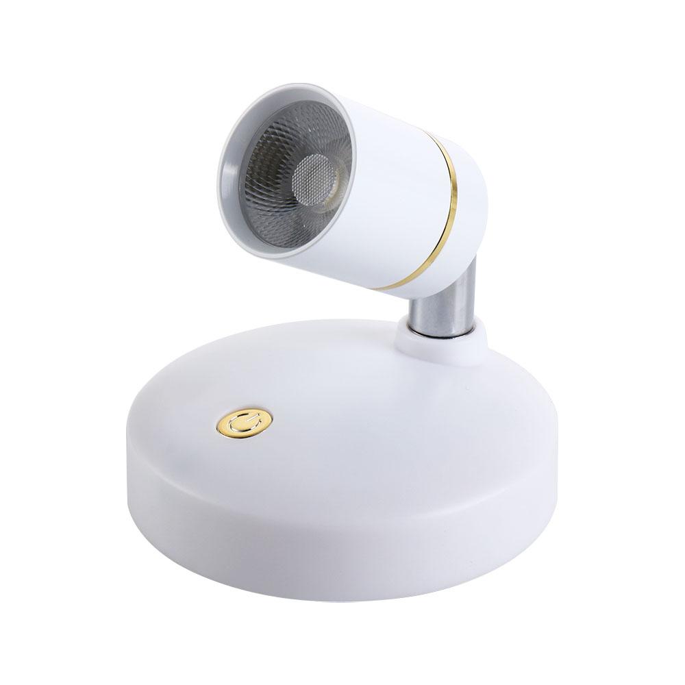 Remote Control Wireless Spotlights USB Recharged Rotatable Cabinet Spotlights Adjustable angle Dimmable LED Spot Lights