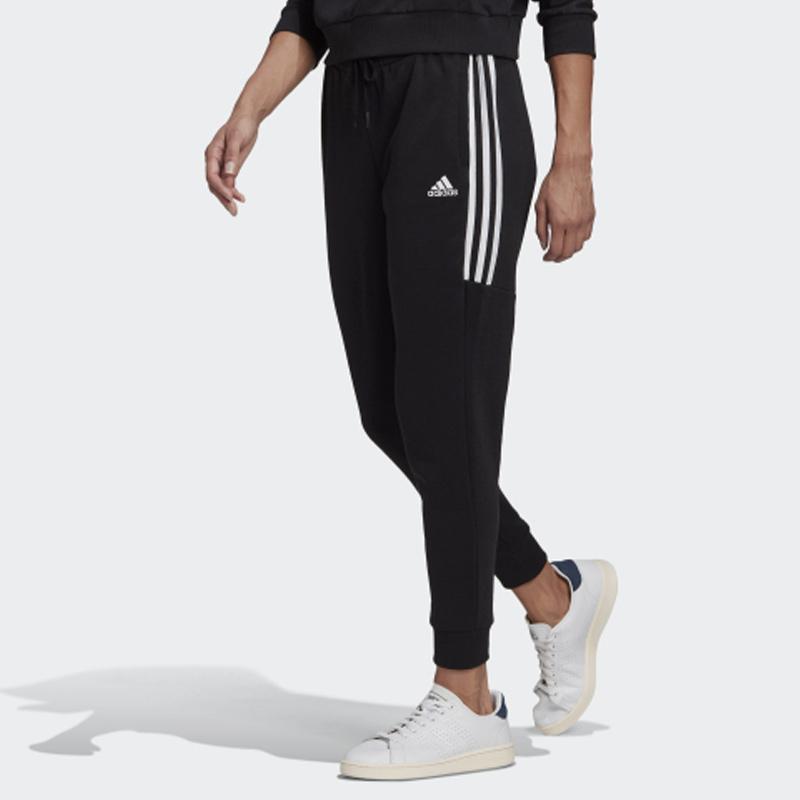 Adidas W 3S Ft T C Pt Running Training Three Stripes Tapered Sports Pants Women Pants Black GL1372