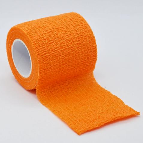 10 Rolls Cohesive Self-Adhesive Bandage Wrap Tape for Sports Injury Support Knee Ankle Wrist Shoulder Tattoo Aftercare Bulk Pack