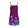 Women's Slim Fitting Dress Fashion Printed Round Neck Pocket Sling Strap Dress