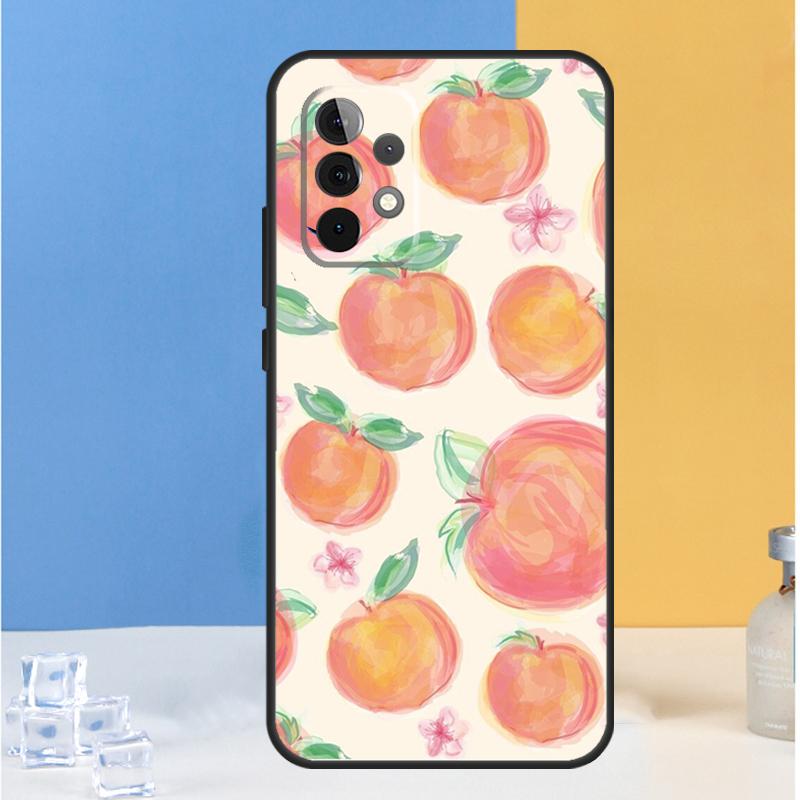Pink Peaches Aesthetic For Samsung Galaxy A13 A33 A53 A36 A26 A05 A06 A16 A54 A34 A14 A32 A52 A55 A35 A15 A56 Case
