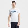 Fila Basic Minimalist Sports Fitness Cool Feeling Round Neck Short Sleeve T-Shirt Men Tops Cool-Stone-White A11M331114F-WT