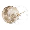 Sansi Decorative Painting High-end Moon Led Lamp with Clock Living Room Wall Painting Creative Clock Wall Lamp
