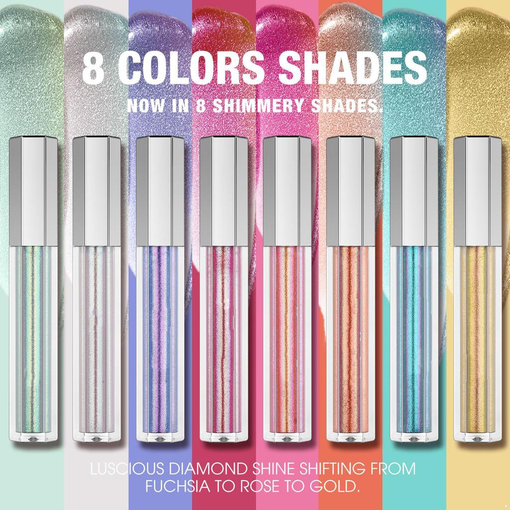 Natural Shine Lip Gloss 1Pc for Women Girls Hydrating Moisturizing with Glittery Pearl Finish Long Lasting Cosmetic Makeup Essential