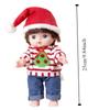 Toy Clothes Joints Doll's Clothes Toy Accessories Christmas Striped Suit   Children Gift