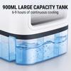 USB plug-in portable evaporative water cooling fan dual spray mode three-speed wind speed enhanced air supply 900ml large water tank with ice box bed