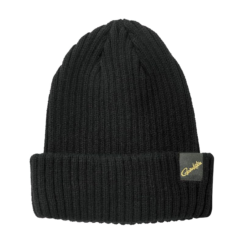 

Gamakatsu knit cap F black/gold GM9111