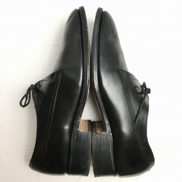 Loake Made In England Vintage Plain Toe Business Shoes Black Size 6EEE / 24.5-25.0cm Men's(USED)