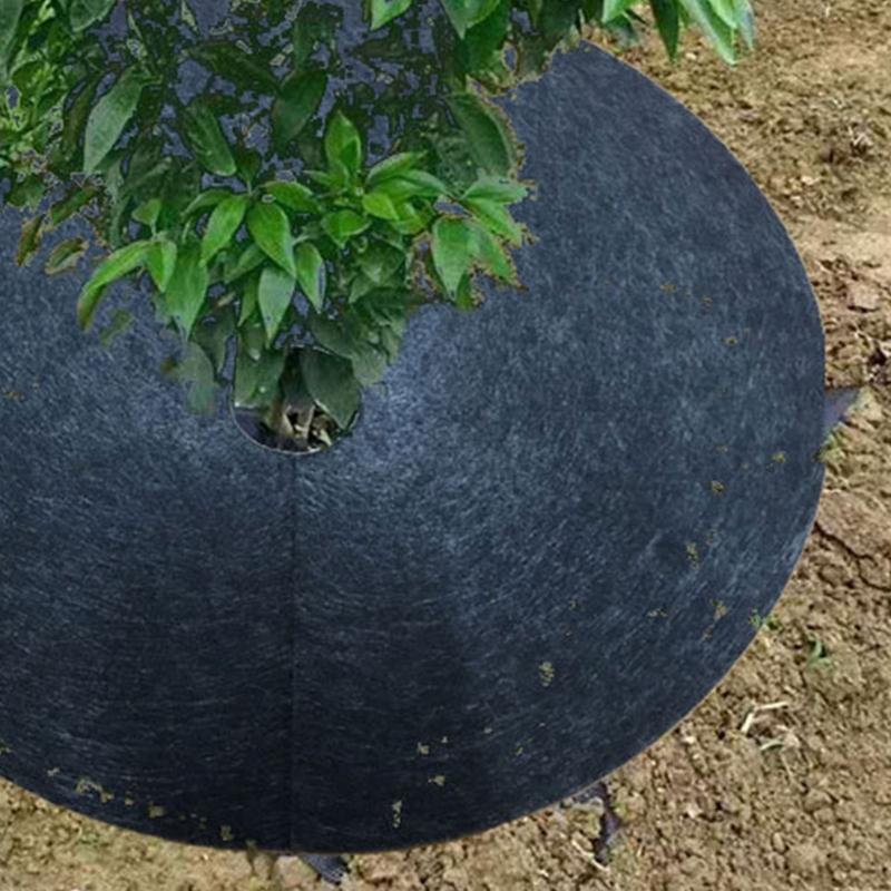 Breathable Heavy Duty Nonwoven Landscape Fabric Cloth Prevents Weeding Growth Maintains Soil Moisture For Flower Beds