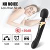 Dual Head Vibrator Clitoris G-spot Dildo Vibrator Clit Vagina Nipple Anal Stimulation Massager Rechargeable Waterproof Adult Sex Toys for Women