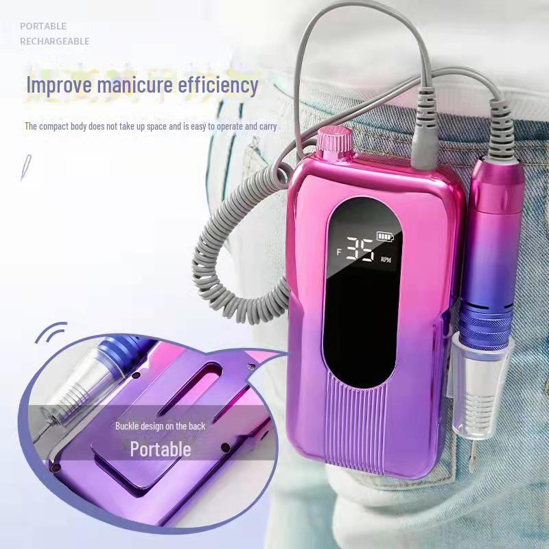 Rechargeable Portable Nail Polish Remover & Polisher 0-35,000 RPM
