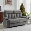 VEVOR Loveseat Recliner Sofa, Power Reclining Couch with Heating and Massage, Soft Velvet Electric Recliner Sofa with USB Ports