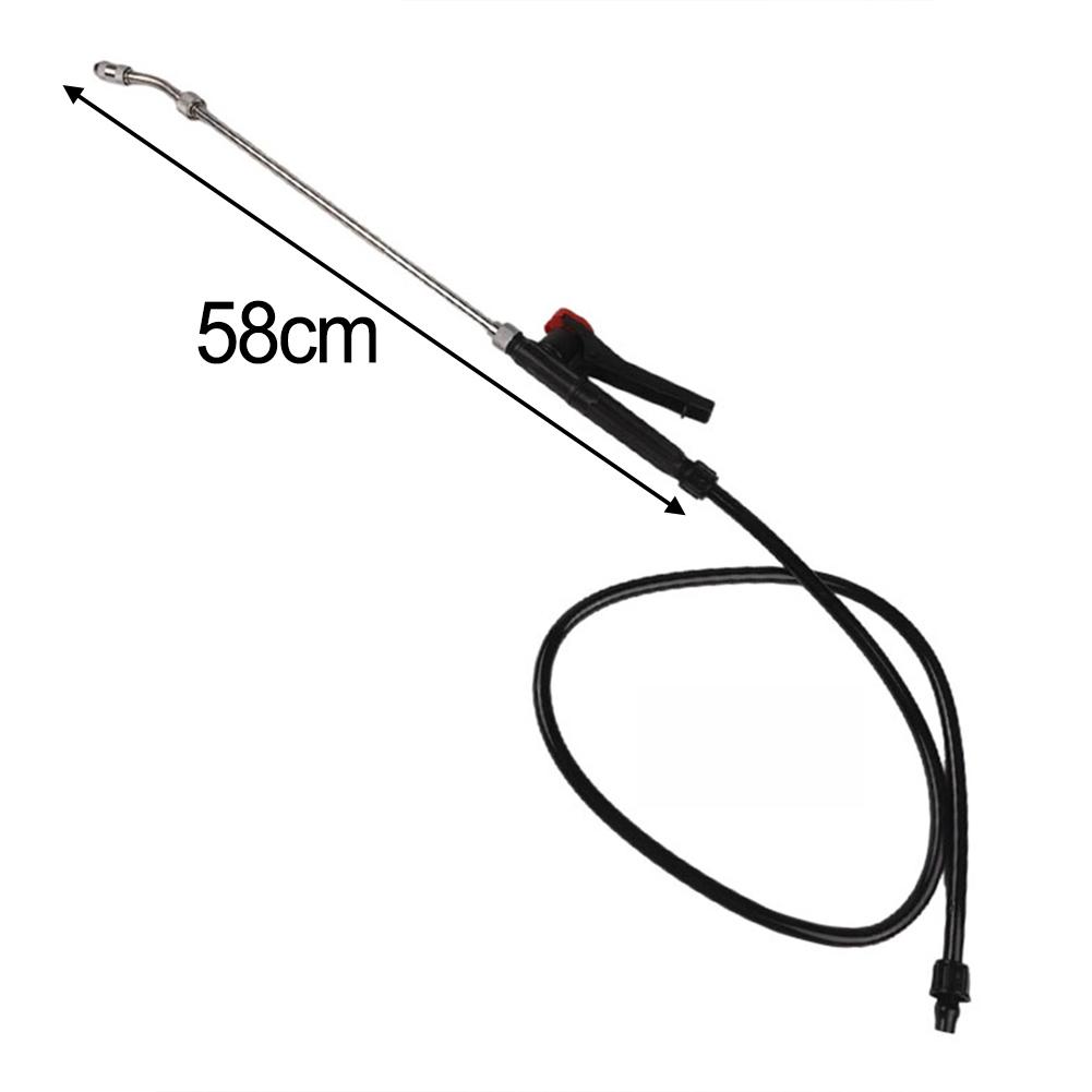 1pc Sprayer Wand With Adjustable Nozzle Thread Connector Replacement Sprayer Wand With Hose Fine Mist Powerful Straight Stream