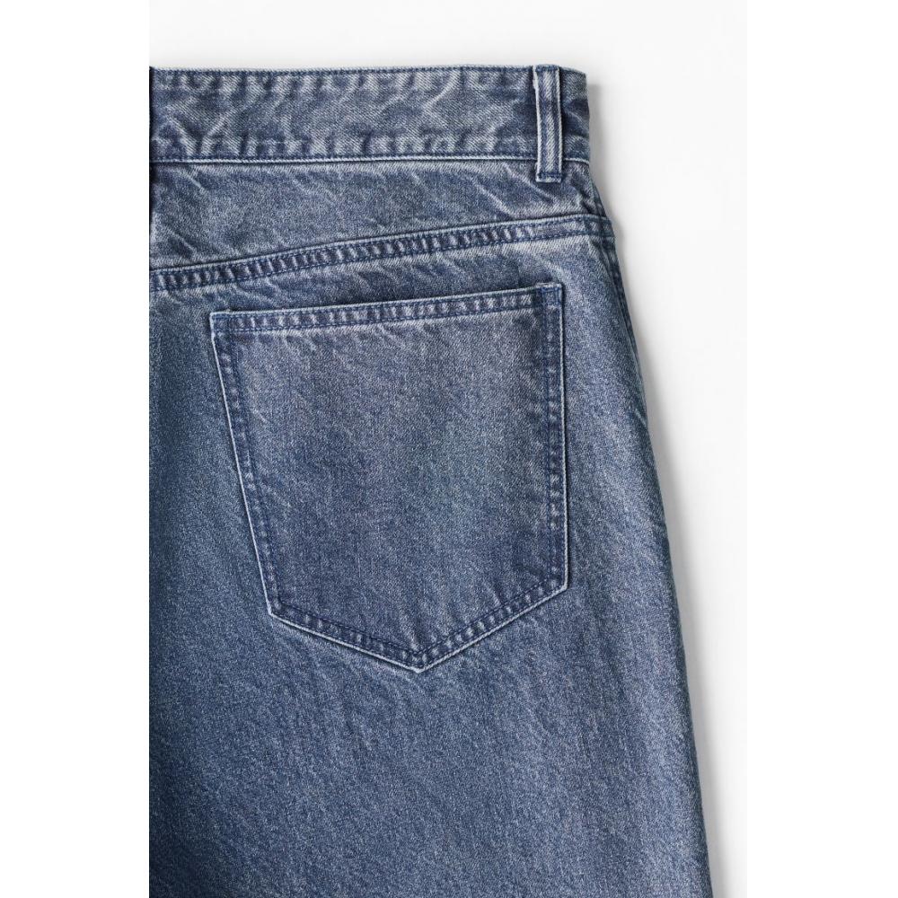 H M Wide Jeans deniM Blue