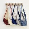 Casual Nyl Hobos Shoulder Bags for Women Lightweight Portable Ladies Crossbody Bag Simple Solid Color Female Handbags Purse