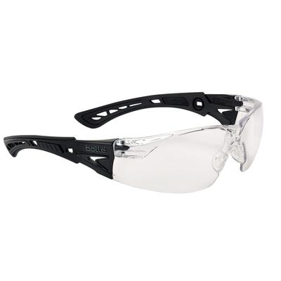 BOLLE SAFETY BSSI Matowa czerń Przezroczysta soczewka RUSH+