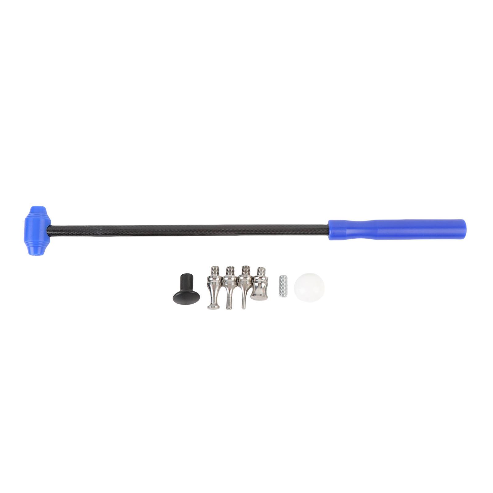 

Набор инструментов для кузовного молотка, инструменты для беспокрасочного ремонта вмятин, выравнивающий молоток с 6 сменными головками для ремонта вмятин автомобиля синий