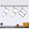 Miffy Pot Stylish and Cute Oven Kitchen Can Be Used On Both Left and Right Set of 2 Heat-Resistant Holders/Oven Mitts, Mitts, Anti-Slip, Anti-Burn,