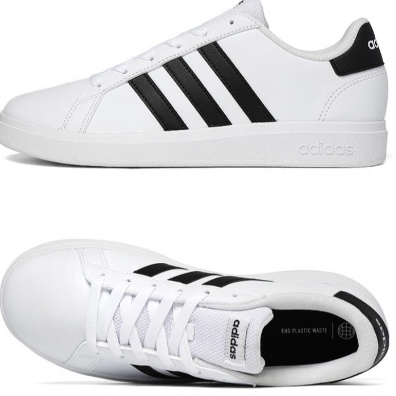 Adidas Gs SneaKers Grand Court 2.0 K White blacK Gw6511