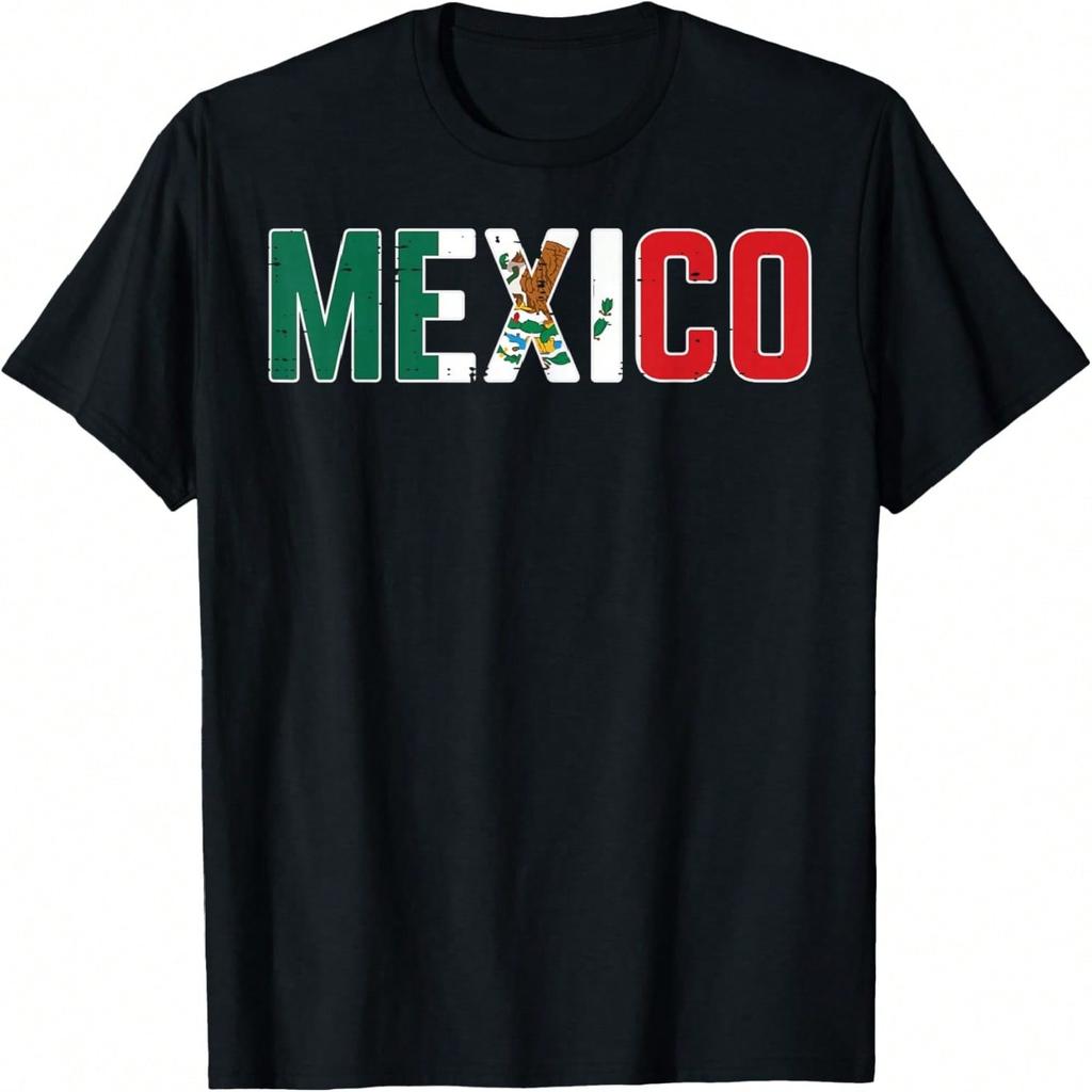 Mexico Mexican Soccer Fan Men Women Boys Girls Kids T-Shirt