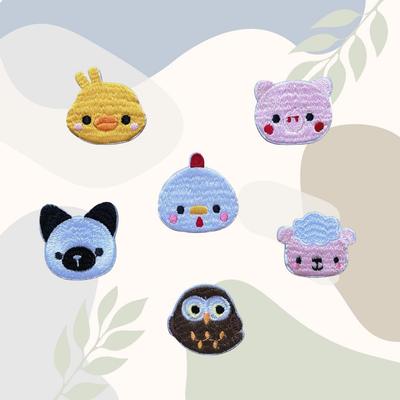 Simpatico Patch Ricamato di Animale Cartone Animato per Accessori di Abbigliamento