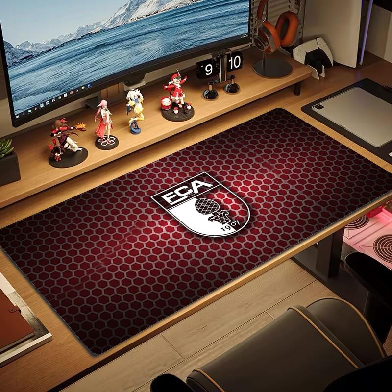 FC Augsburg Mouse Pad Large Gaming Table Cushion Non-slip Laptop Tablet Big Mousepad XXL Mat Mini PC Playmat With Lock edge_xia