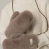 Molliolli BEAR BEAR Reversible Mittens [taupe]