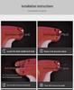 Shengnan Tag Gun Set: Fine & Thick Glue Needle Tagging Tool with Extended Length for Labels.