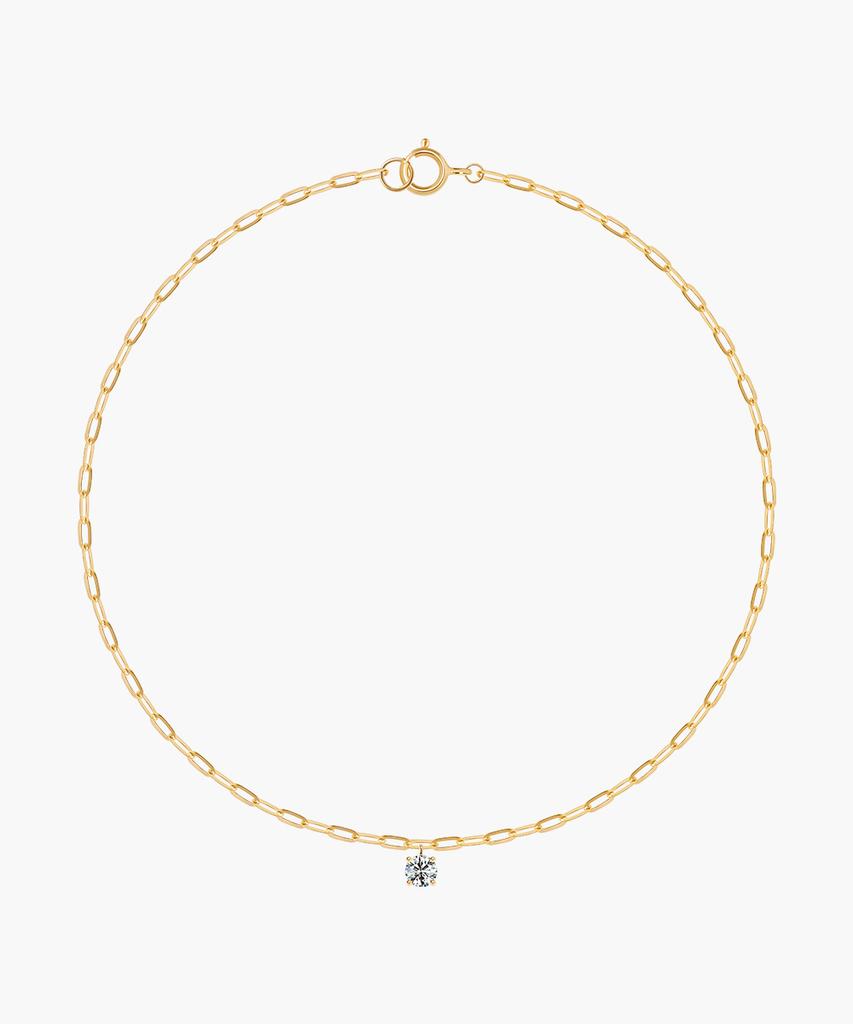 Mcel 14K Eterre Moissanite Diamond Anklet
