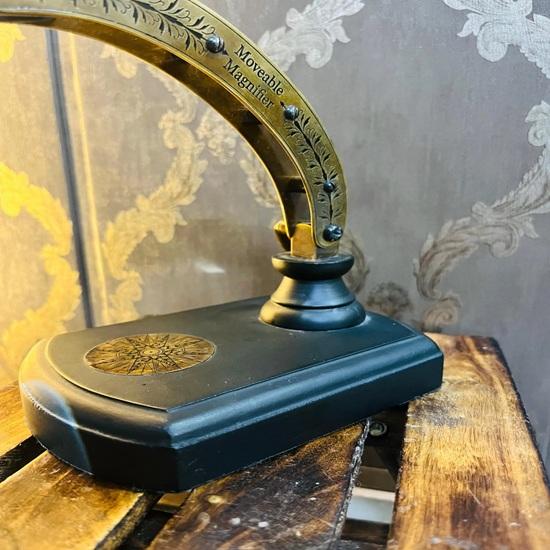 Messing Gravierte Lupe 17,78 cm Watts Sons London 1814, Handgefertigte Maritime Tischdekoration Heim Büro Jubiläum Hochzeit Weihnachtsgeschenk