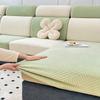 Jacquard Sofa Cover Adjustable Removable Sofa Seat Cushion Cover Polar Fleece Stretch Washable L Shape Corner Sofa Slipcovers