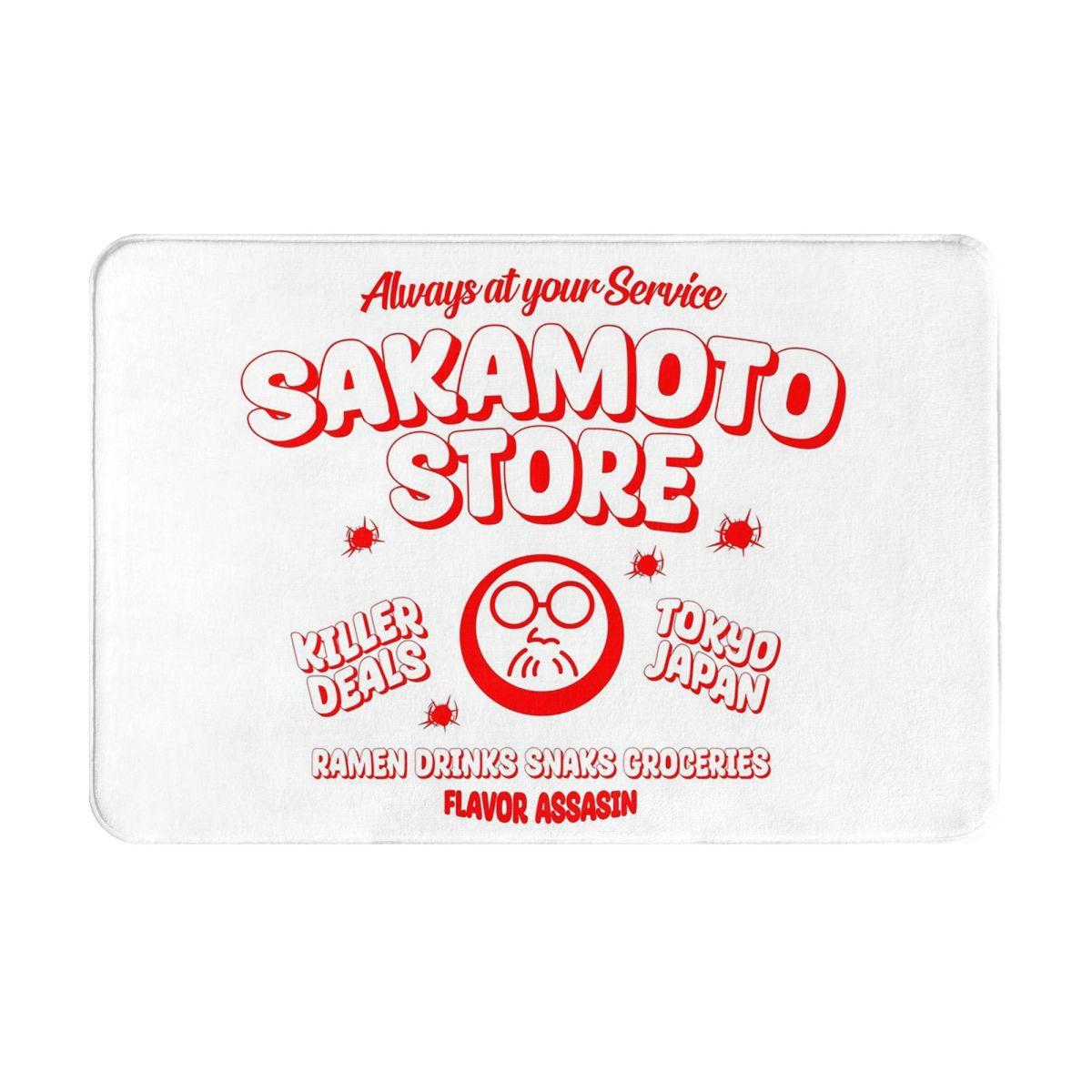Sakamoto Days STORE Antislip Deurmat Vloermat Stofdichte Tapijt Vloerkleed voor Keuken Entree Huis Balkon Voetmat Matten 60x40 cm