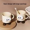2Pcs Mouthwash Cups Cartoon Style Unbreakable Toothbrush Holders Kids Bathroom Cups Family Travel Water Mugs