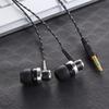 MP3 Mp4 Wiring Subwoofer Headset Ear Braided Rope Wire Cloth Rope Earplug Noise Isolating Earphone Built-in Mic Handfree