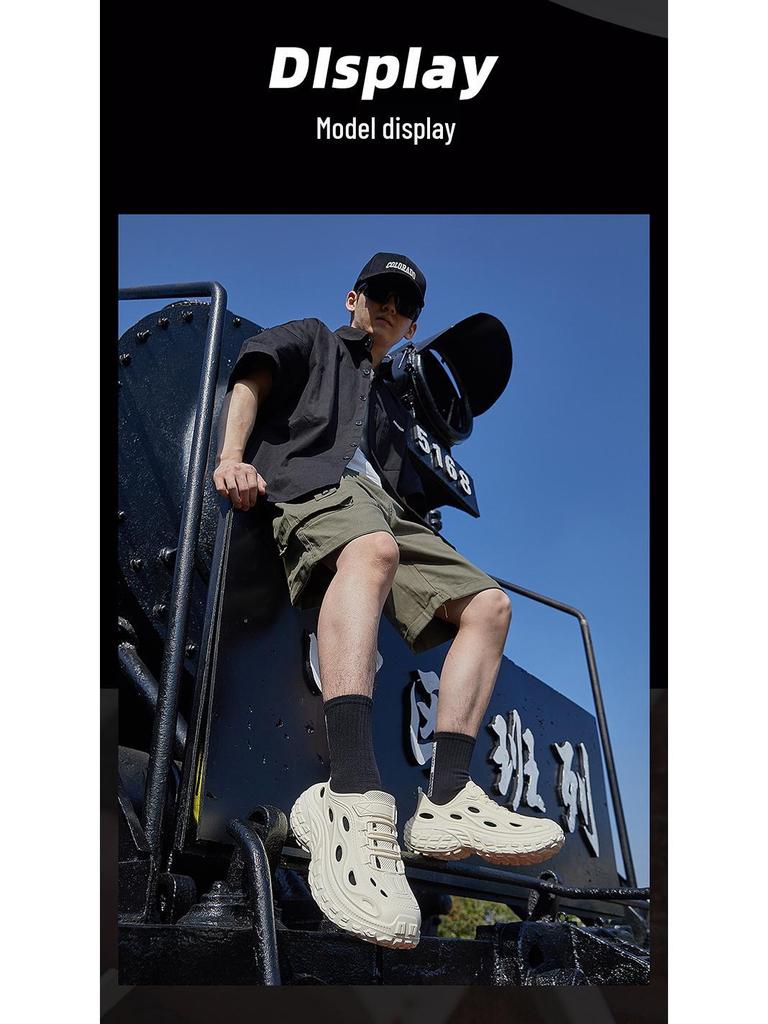 Men's Summer Thick Sole Non-slip Breathable Wading Sandals