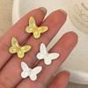 Women's Matte Butterfly Earrings