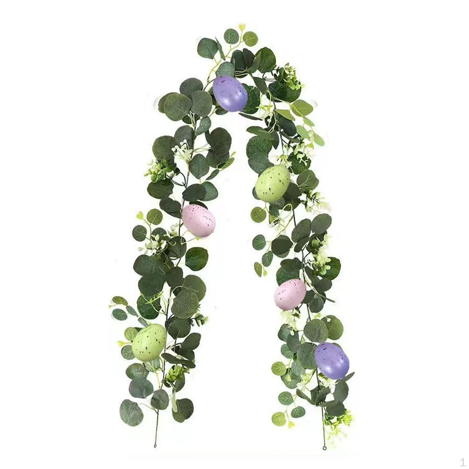 

Garland with Easter Eggs, Artificial Egg for Indoor And Outdoor Kitchen Parties. 180cm
