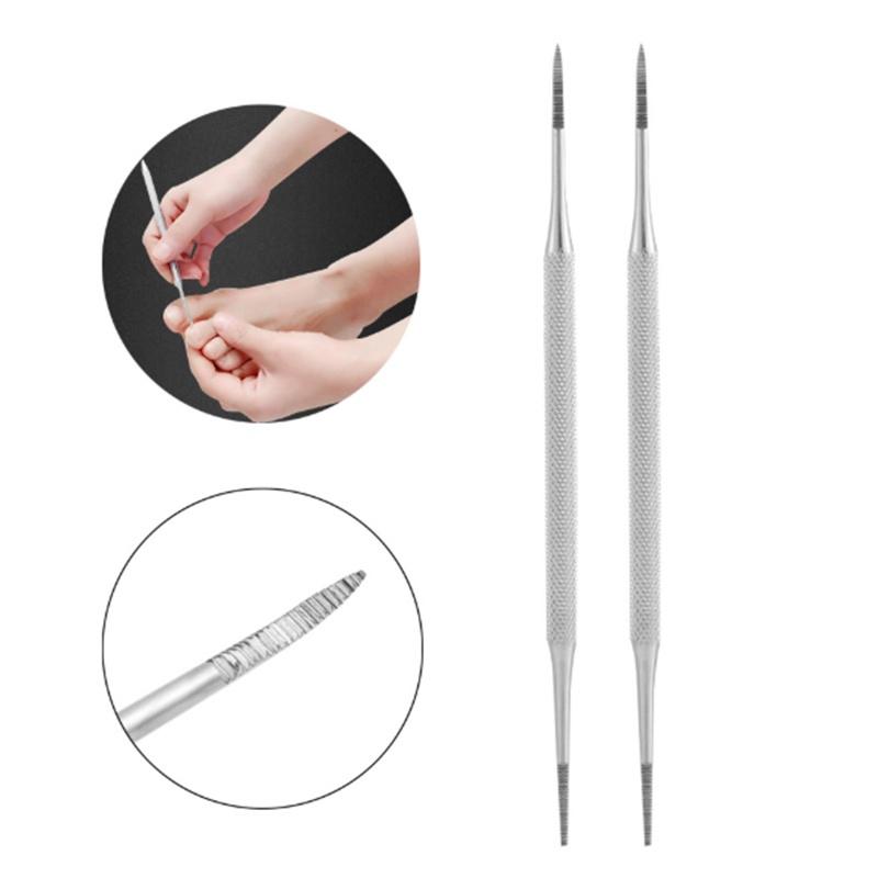 Buy 1 Pc Double Ended Pedicure Blacks File Pusher Cuticle for Ingrown ...