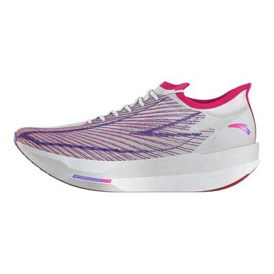 Chaussures de Course Basses Tendance Confortables Polyvalentes à Absorption de Chocs et Soutien pour Homme Baskets Blanc Violet Rouge 112535573R-1