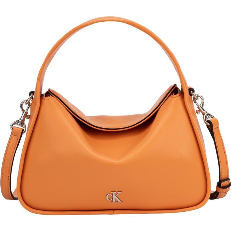 New CALVIN KLEIN Synthetic Material Crossbody Bag Women's Sun Orange DH3714-GBM
