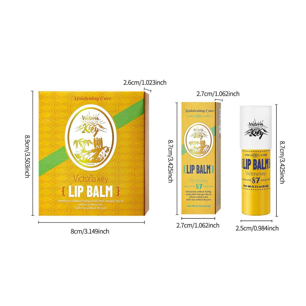 Brazilian Moisturizing Lipstick Set: Hydrating, Color-Changing Lip Balm to Fade Lip Lines and Prevent Dryness