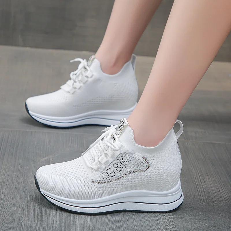 Fashion Women's Vulcanize Shoes 2025 New Spring and Autumn Outdoor Breathable Women Sneakers Casual Light Platform Shoes for Women