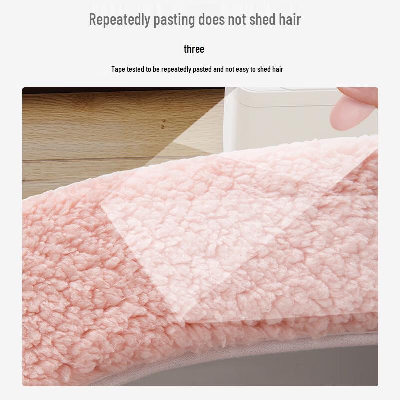 Thickened U-Shaped Puppy Paw Waterproof Toilet Seat Cushion