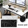Fluid Pad Contour Computer Desk Pad Rubber Non  Slip Line Pad
