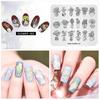 KADS Nail Stamping Plates Flower 021 Bouquet Potted Plants Flowers Nail Art Stamping Template Stamp Nails Tools Manicure