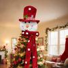 Christmas Tree Star Snowman Hat Decoration, Snowman Red Hat Tree Top Ornaments, Christmas Tree Decoration Pendants