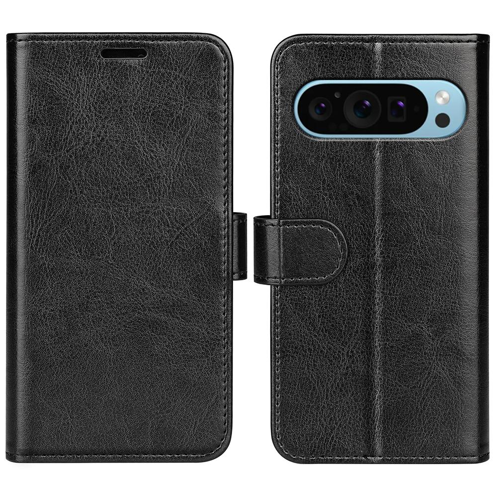 For Google Pixel 9/Pixel 9 Pro Case Crazy Horse Texture TPU+PU Leather Wallet Flip Phone Cover